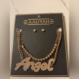 Aaliyah Necklace and Earring set